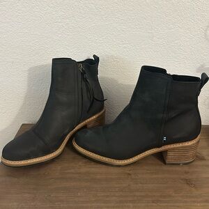 TOMS Women's Marina Leather Bootie